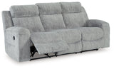 Buntington Pewter Chenille Reclining Sofa
