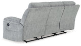 Buntington Pewter Chenille Reclining Sofa