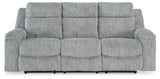 Buntington Pewter Chenille Reclining Sofa