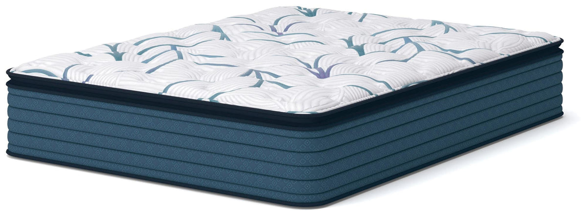 Limited Edition Plush PT 3.0 White Full Mattress — angled view