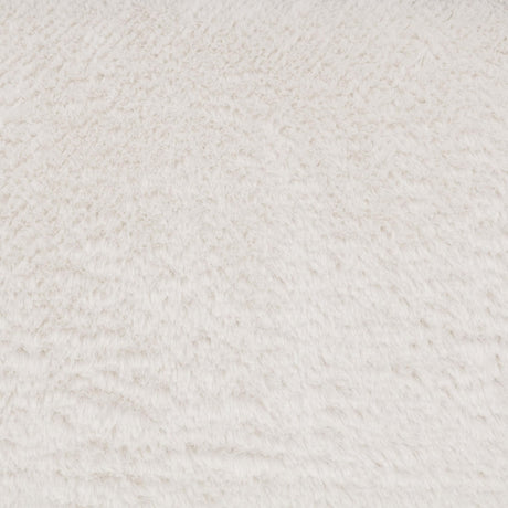 Badoer Faux Fur Swivel Accent Chair Ecru — product image 9