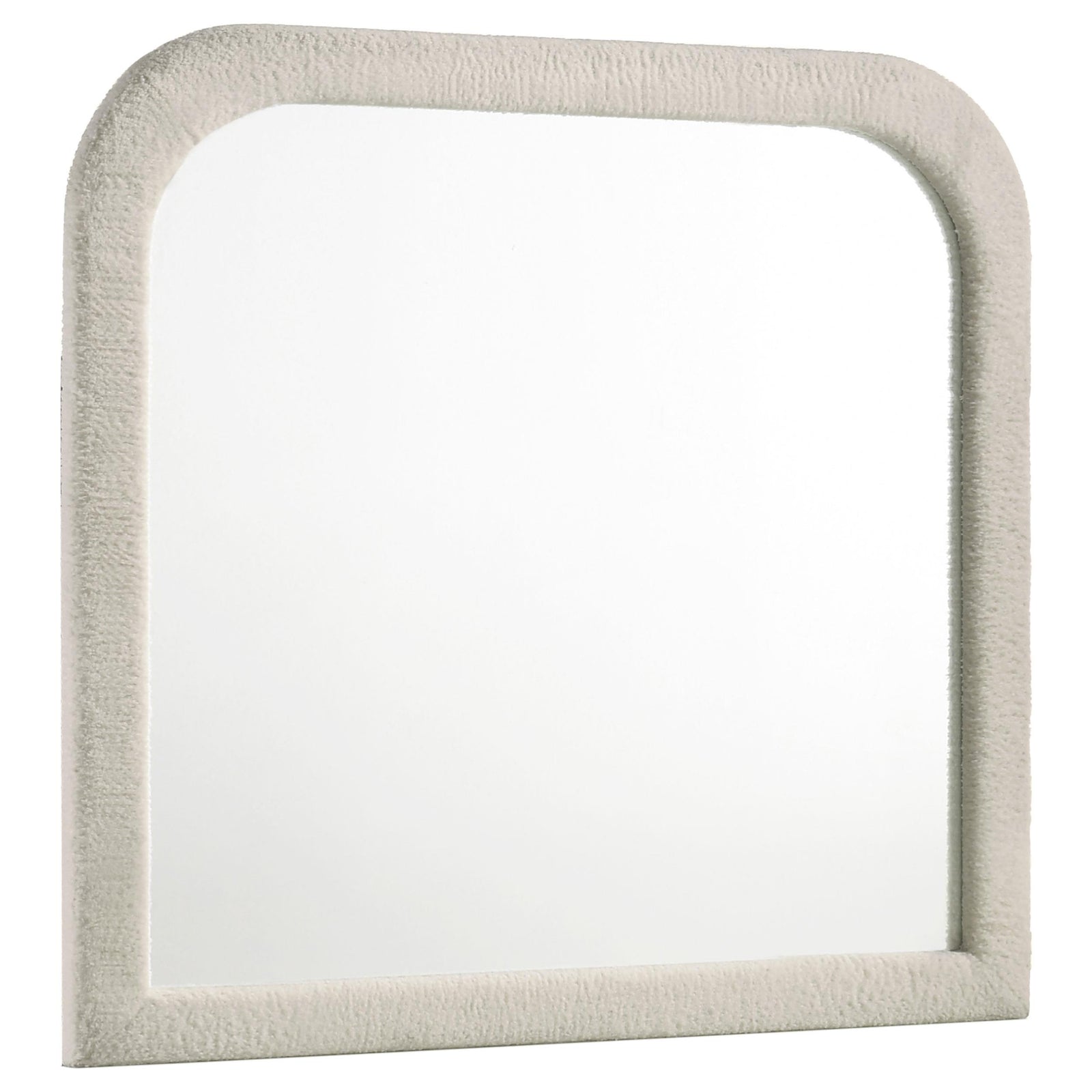 Sonya Upholstered Bedroom Dresser Mirror Ivory