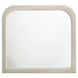 Sonya Upholstered Bedroom Dresser Mirror Ivory