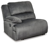 Clonmel Charcoal Velvet 6-Piece Reclining Sectional