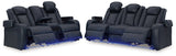 Fyne-dyme Sapphire Sofa And Loveseat