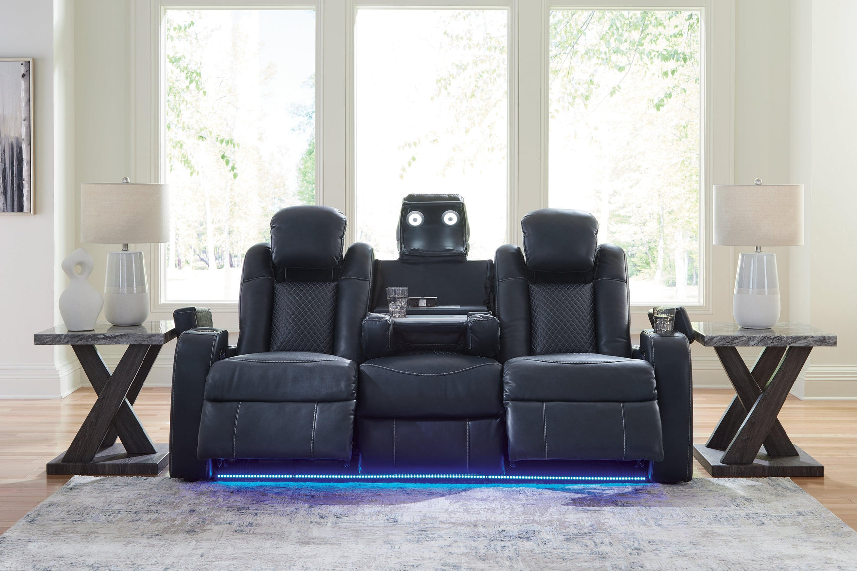 Fyne-Dyme Sapphire Sofa, Loveseat and Recliner