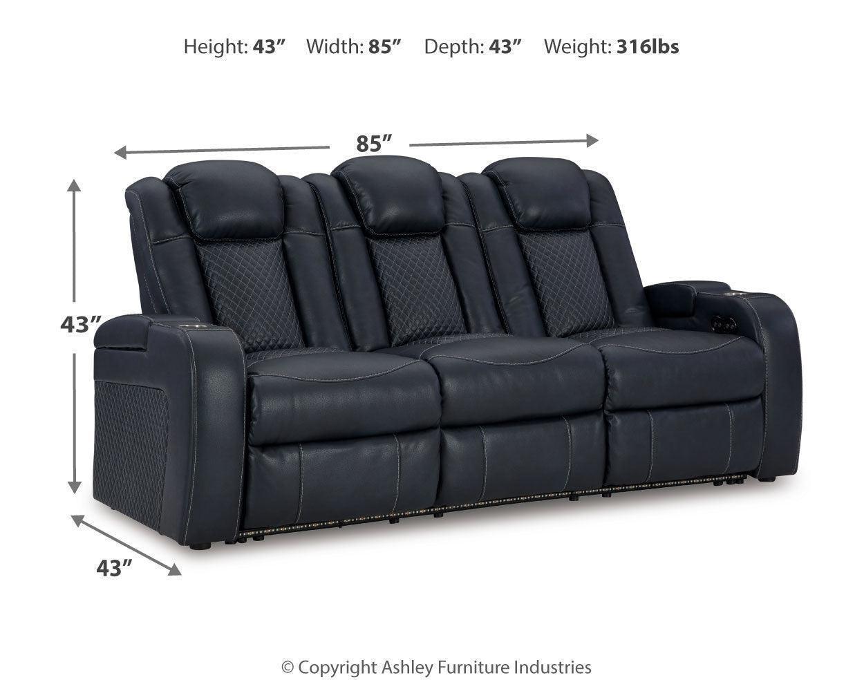 Fyne-Dyme Sapphire Sofa, Loveseat and Recliner