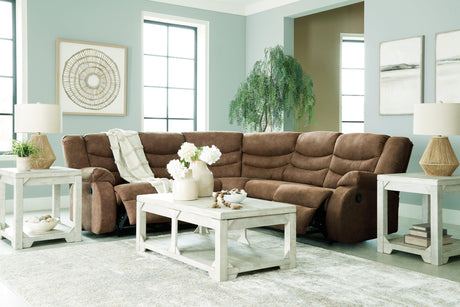 Partymate Brindle 2-Piece Reclining Sectional 36902S2 - Ella Furniture