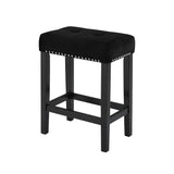 Lennon Black Crystal Console Table, Sleek Wooden Construction And Understated Black Finish - Ella Furniture