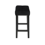 Lennon Black Crystal Console Table, Sleek Wooden Construction And Understated Black Finish - Ella Furniture