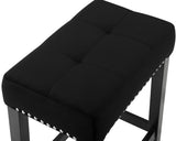 Lennon Black Crystal Console Table, Sleek Wooden Construction And Understated Black Finish - Ella Furniture