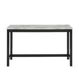 Lennon Black Crystal Console Table, Sleek Wooden Construction And Understated Black Finish - Ella Furniture