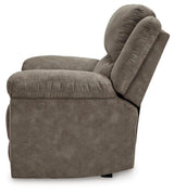 Laresview Fossil Faux Leather Oversized Recliner
