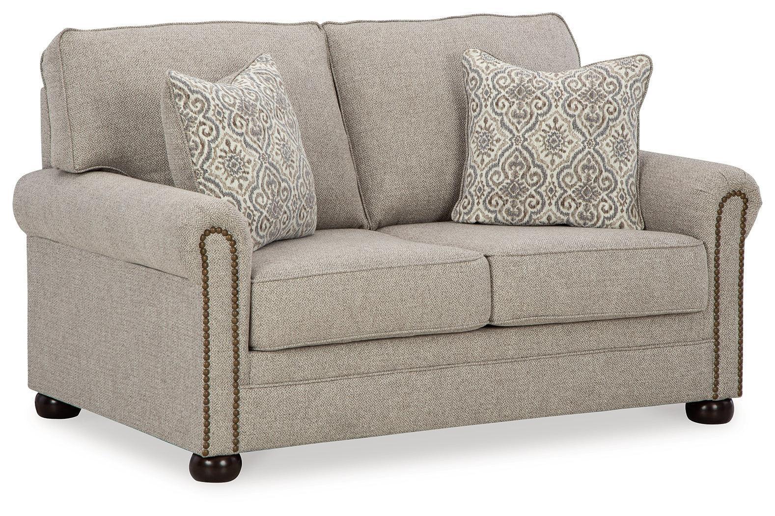 Gaelon Dune Chenille Upholstered Loveseat