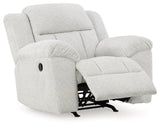 Frohn Snow Chenille Recliner