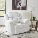 Frohn Snow Chenille Recliner