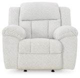 Frohn Snow Chenille Recliner