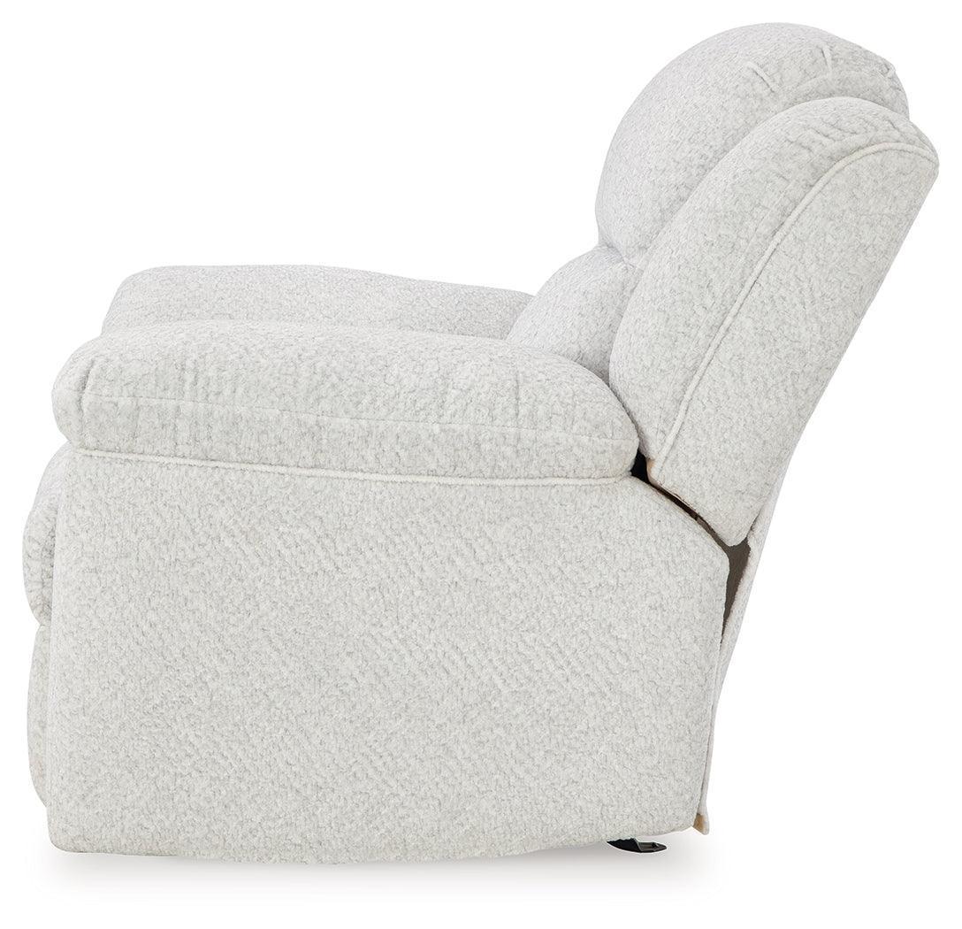 Frohn Snow Chenille Recliner