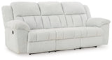 Frohn Snow Chenille Reclining Sofa