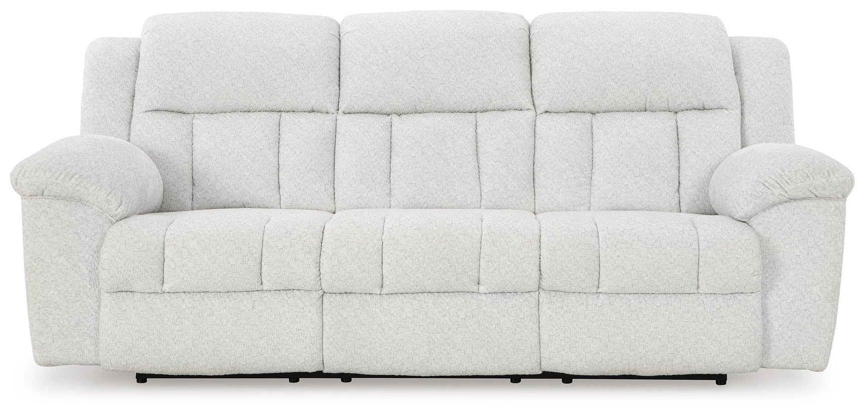 Frohn Snow Chenille Reclining Sofa
