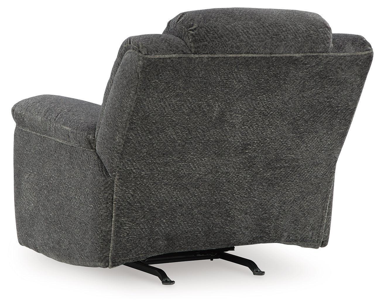 Frohn Graphite Chenille Recliner