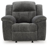 Frohn Graphite Chenille Recliner