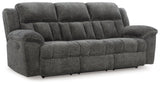 Frohn Graphite Chenille Reclining Sofa
