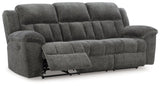 Frohn Graphite Chenille Reclining Sofa