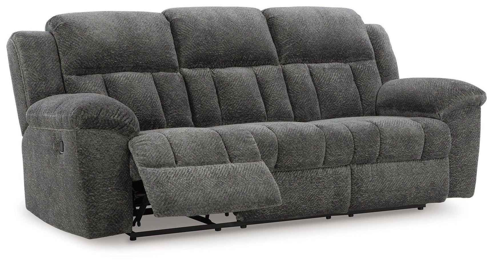 Frohn Graphite Chenille Reclining Sofa