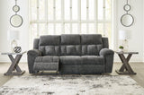 Frohn Graphite Chenille Reclining Sofa