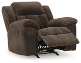 Frohn Chocolate Chenille Recliner