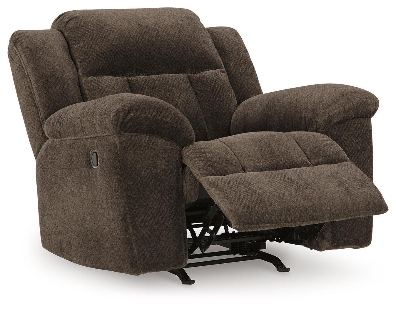 Frohn Chocolate Chenille Recliner