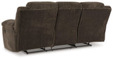 Frohn Chocolate Chenille Reclining Sofa
