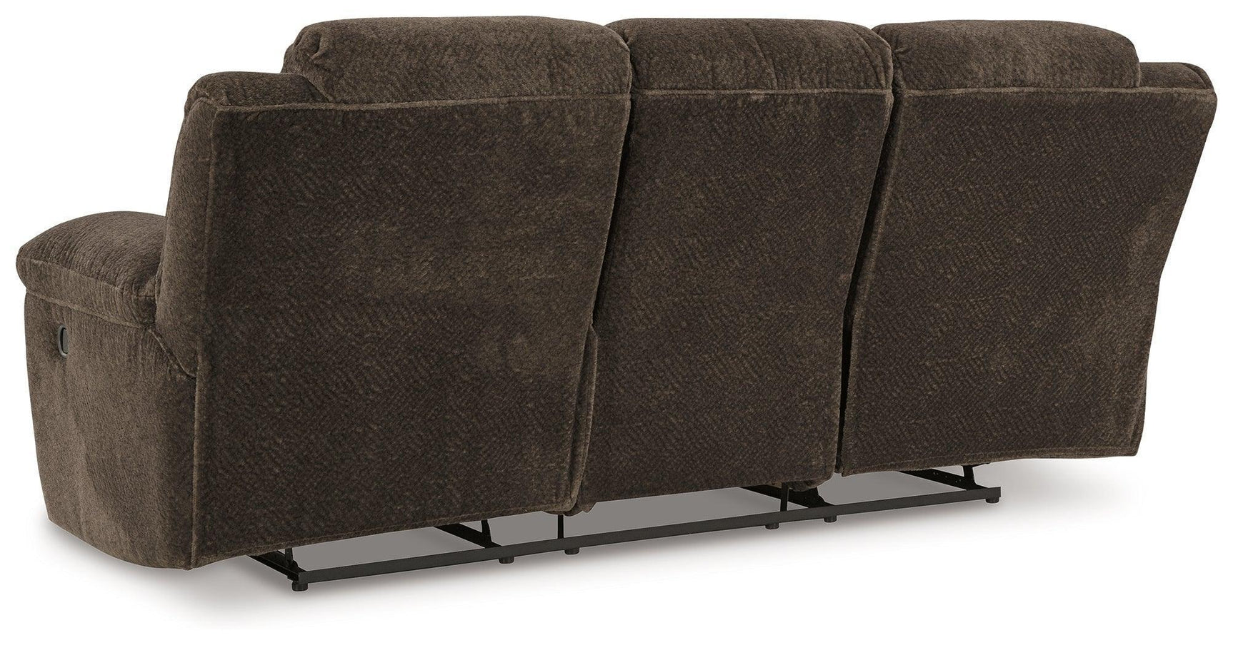 Frohn Chocolate Chenille Reclining Sofa