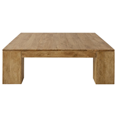 Butte Square Mango Wood Coffee Table Natural — product image 3
