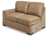 Bandon Toffee Leather 4-Piece Sectional