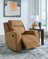 Kanlow Honey Chenille Recliner