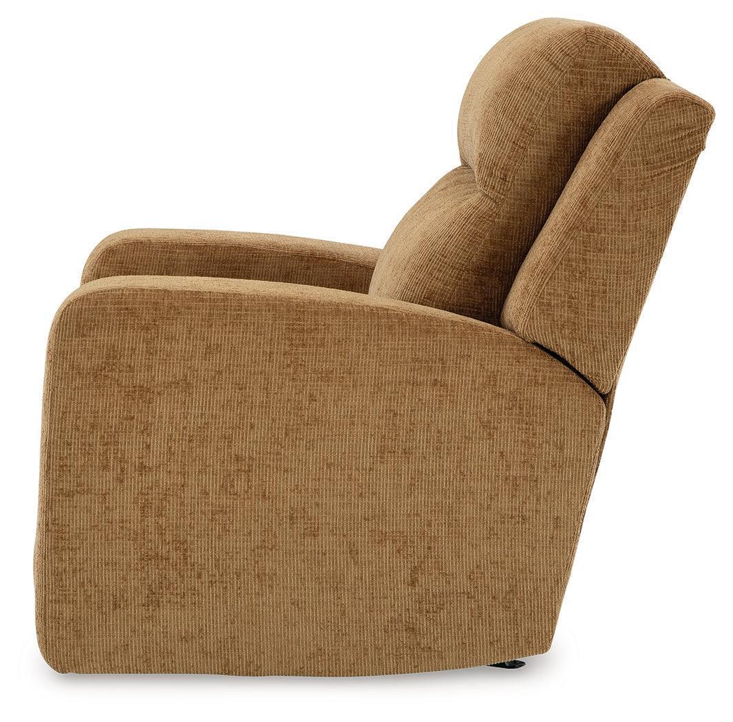 Kanlow Honey Chenille Recliner