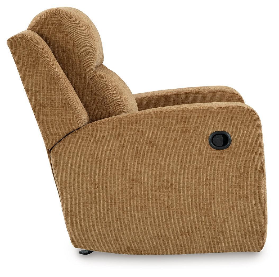 Kanlow Honey Chenille Recliner