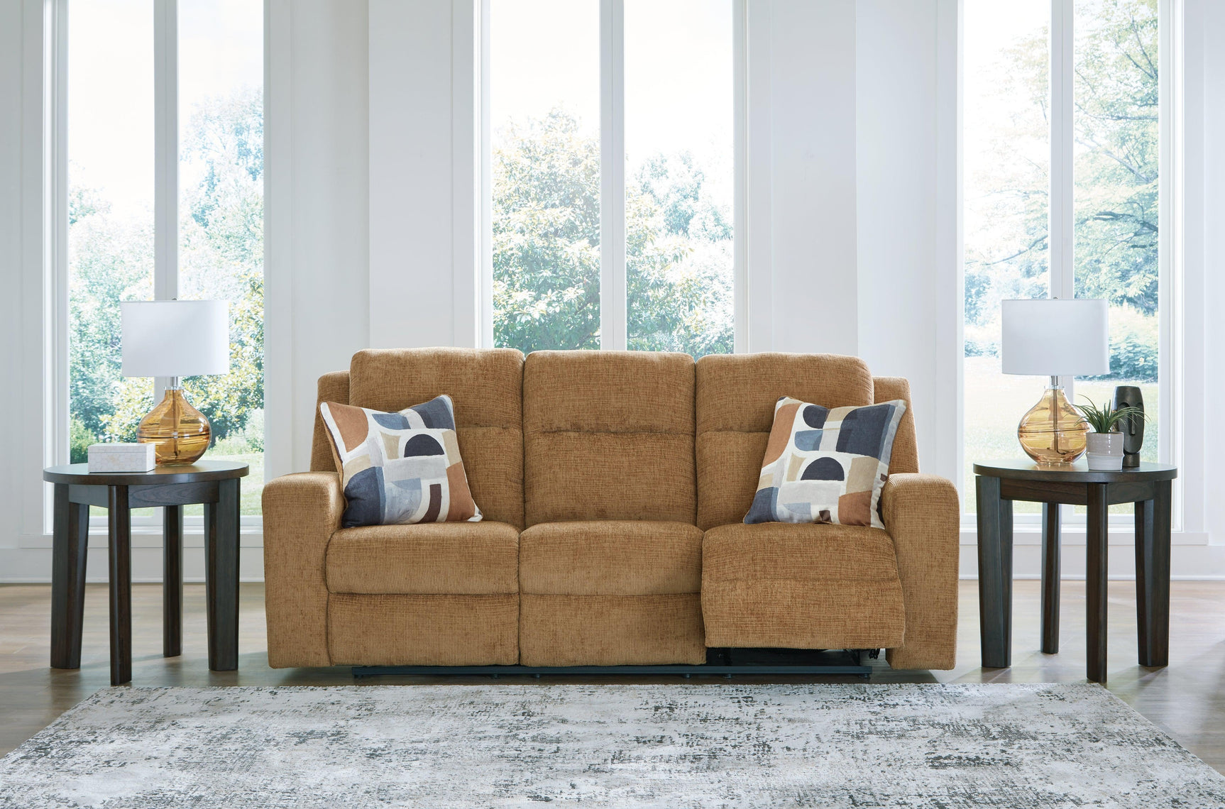 Kanlow Honey Chenille Reclining Sofa