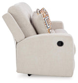 Danum Stone Chenille Reclining Sofa