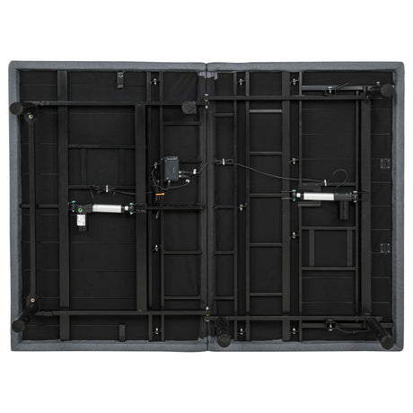 Tasca Queen Dual-Motor Adjustable Bed Base in Black — product image 10
