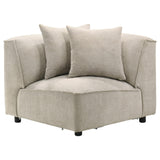 Crane 6-piece Modular Sectional Sofa Beige — product image 10