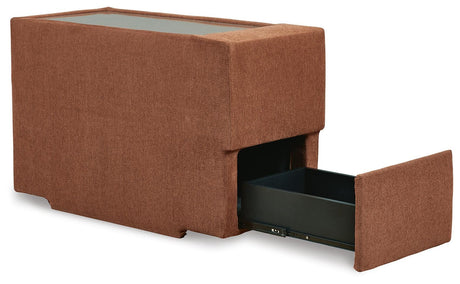 Modmax Spice 6-Piece Sectional with Ottoman — angled view