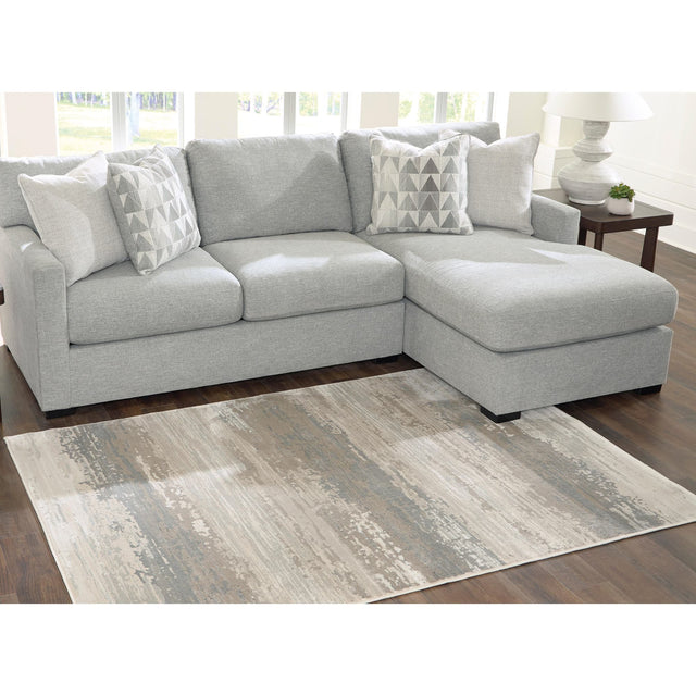 Loomville Gray/Taupe/Beige Medium Rug — product view