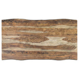 Selwyn 80-inch Live Edge Solid Wood Dining Table Light Sheesham — product image 5