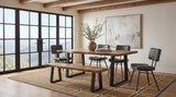 Selwyn 80-inch Live Edge Solid Wood Dining Table Light Sheesham — product image 8