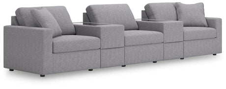 Modmax Granite 5-Piece Sectional Sofa — angled view