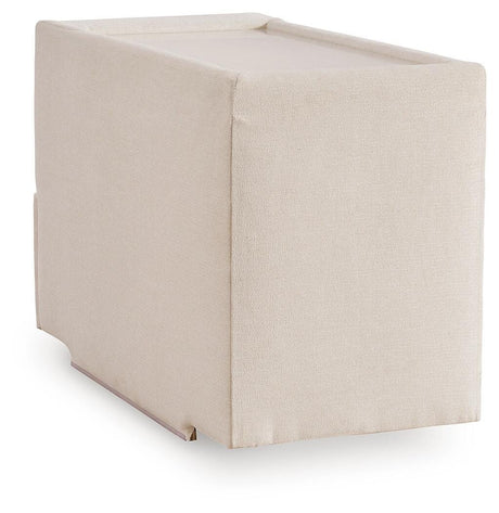 Modmax Oyster 6-Piece Sectional with Ottoman — back view