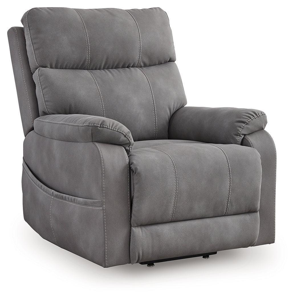 Next-Gen Durapella Slate Microfiber Power Lift Recliner